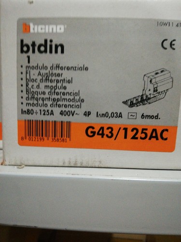 Bticino modulo differenziale - modulo,