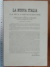 PRESENTAZIONE LIBRO LA NUOVA ITALIA COSTITUZIONE 1873 TOMMASO ARABIA ed. STARITA