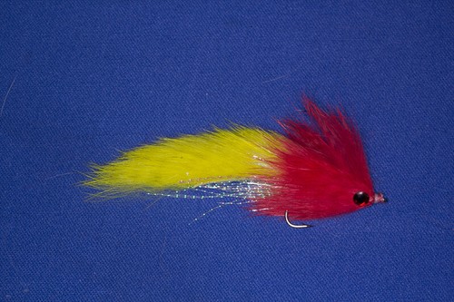Streamer mosca gialla rossa - streamer/,