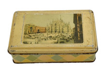 PAVESI SCATOLA DI LATTA VINTAGE '40  '' DUOMO DI MILANO ''