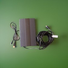 Antenna TV Interna,Potente Amplificatore Interno Antenna TV, 600KM Gamma 360° Ri