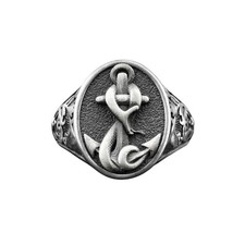 Anello da uomo in argento con