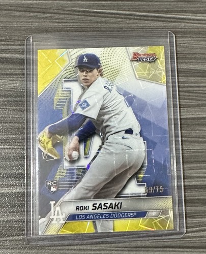 2025 bowman best roki sasaki - bowman's,