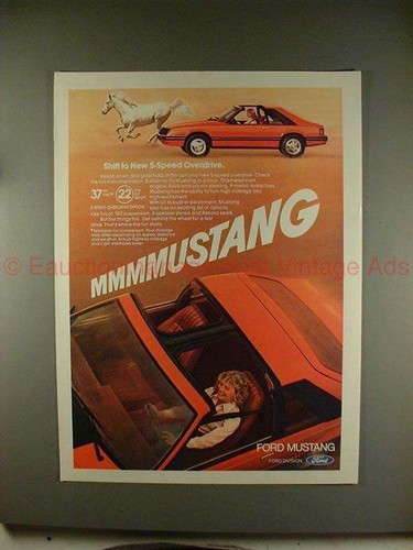 Pubblicità auto ford mustang - pubblicità,