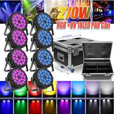 270W RGB+UV 18 LED par faro luce palco DMX wash effetti luce festa dj
