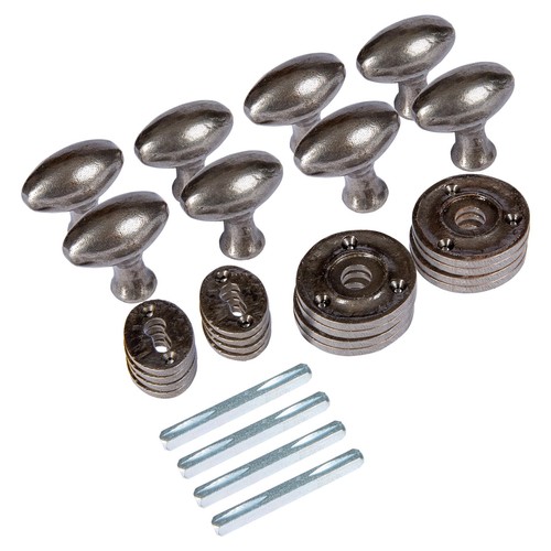 Oval rim mortice door knob - rim, &
