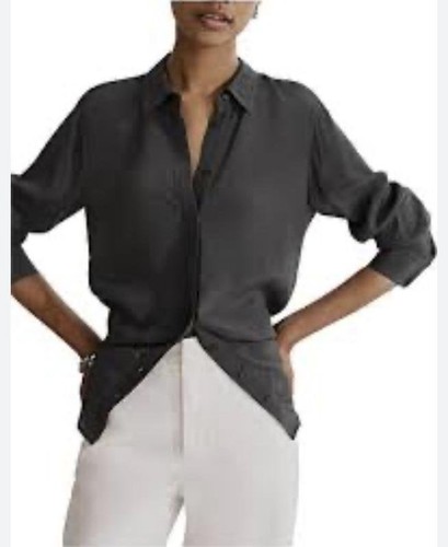 Women cos shirt grey polyester - cos,