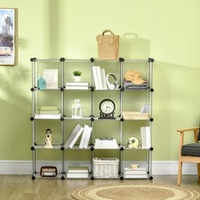 HOMCOM Scaffale a cubo fai da