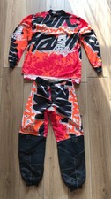 HAWK'S Racing pants vintage retro mx cross motocross completo jersey 34 JT FOX
