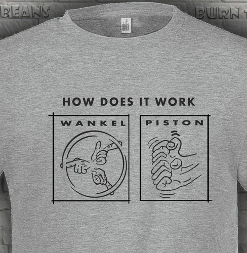 Wankel tshirt divertente - , vs