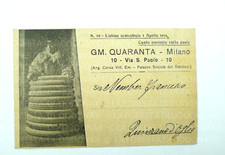 postcard advertising MILAN