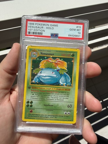 Pokémon carta venusaur base - pokémon,
