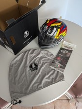 AGV K3 E2206 MPLK Birdy 2.0 Casco Integrale - Grigio/Giallo/Rosso, Taglia L