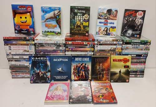 115 new sealed dvd joblot - &,
