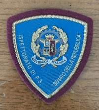 Scudetto Patch  Polizia non più in uso