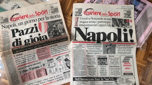 Giornali maradona napoli - maradona,