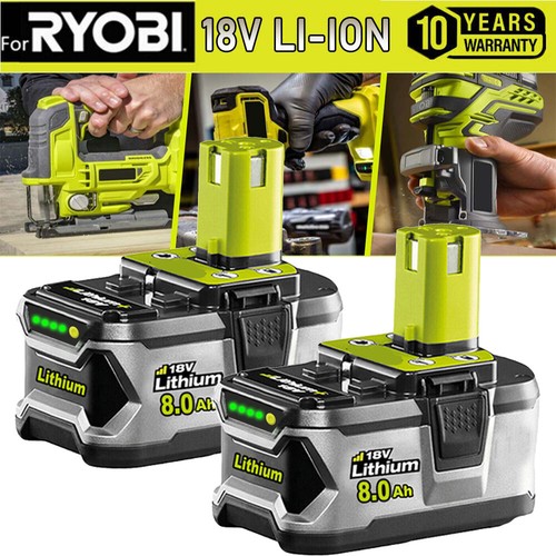 Batteria ah per ryobi - v, 8,0