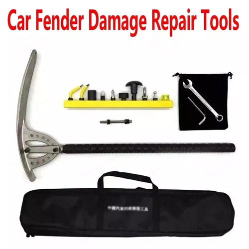 Car fender damage repair - car,
