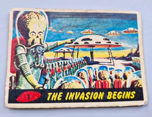 Mars attacks card - -,