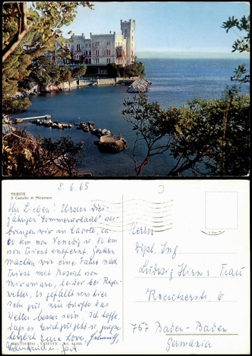 Cartolina trieste - trieste, il