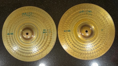 Paiste rude hat cymbal pair - rude,