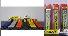SABELT 1 GANCIO TRAINO TUNING STOFFA AUTO+1 COPPIA COPRI CINTURA ABARTH PUNTO