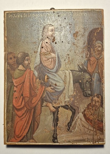 Antica icona ortodossa fuga - icona,
