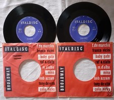 MINA: 2 DISCHI "CORIANDOLI + TESSI TESSI" + "PIANO + HO PAURA" V. TESTO