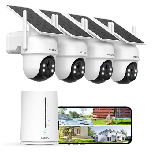 Arcctv 4mp batteria solare - 4mp,
