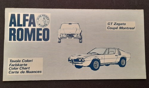 Orig cartolina colori alfa - , orig.