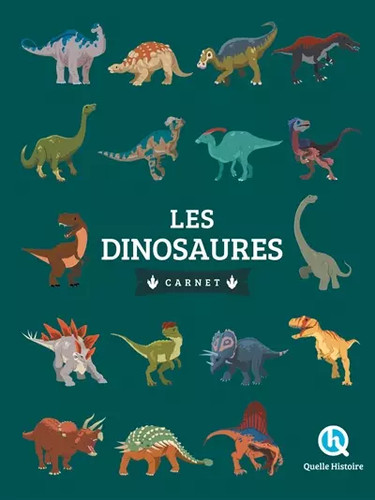 Les dinosaures carnet - les,