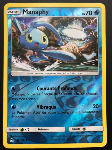 Carte pokemon manaphy - carte,