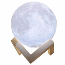 Lampada a forma di Luna 3D