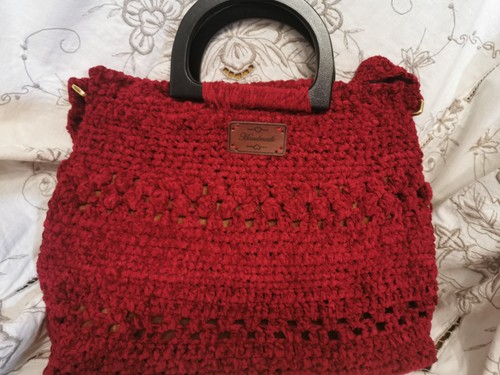 Borsa uncinetto fatta - , a