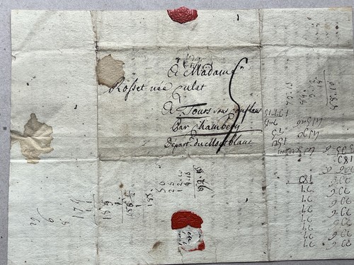 Lettera prefilatelica - o),