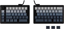 EPOMAKER Split70 Tastiera Meccanica Ergonomica Wireless Hot-Swap QMK RGB Manopola
