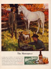 White Horse 1940s Vintage Ad