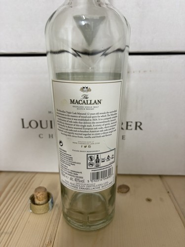 Bottiglia vuota the macallan - vuota,