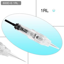 50pz 600D-G Ago Trucco Semipermanente Sopracciglia Cartucce Tatuaggio Sterilizzate 