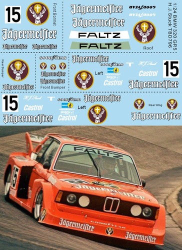 Decals per bmw 320 gr - 1/24,