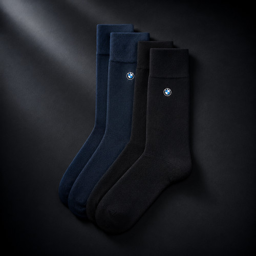 Calze bmw uomo basic nero - calze,