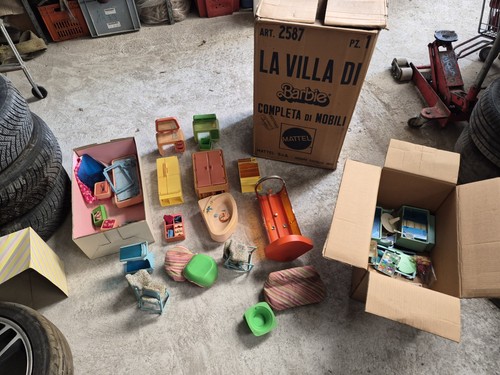 Villa barbie con scatola - barbie,