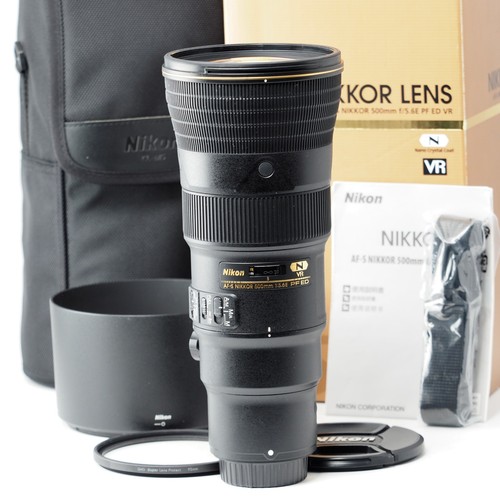 Nikon nikkor 500mm 5 - af-s, f/5.6e