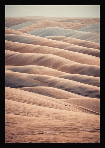 Poster moderno rolling - poster, hills