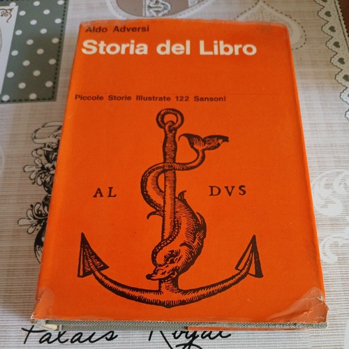 Storia del libro adversi aldo - del,