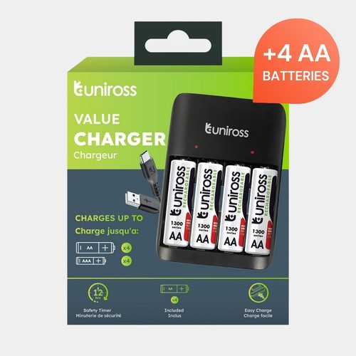 Caricabatteria usb uniross per - caricabatteria,