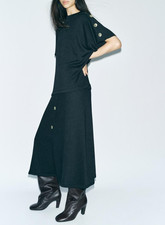 ZARA Gonna Midi Sz.S/M Maglina