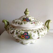 ZUPPIERA CERAMICA MOLARONI PESARO DECORO A TACCHIOLO