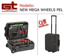 Valigia Gt Line NEW MEGA WHEELS PEL con trolley porta utensili attrezzi gtline