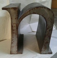 "n" VINTAGE in metallo, in